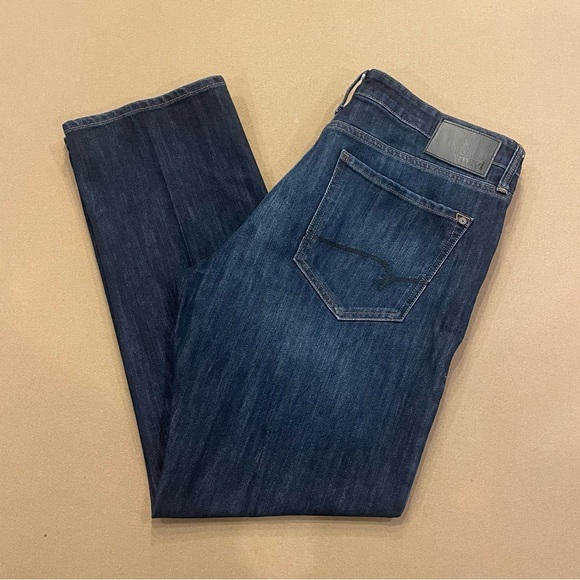 Men’s Mavi Matt Relaxed Straight Leg Dark Wash Jeans Size 35x30 - Picture 1 of 14